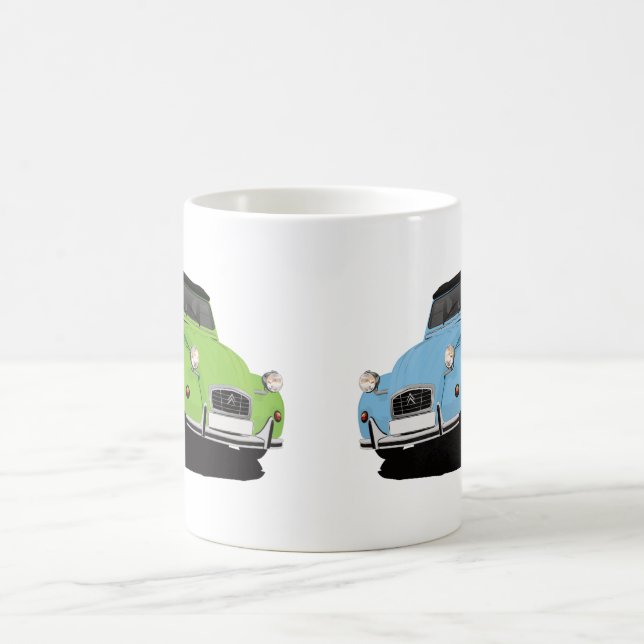 DIY 2CV (deux chevaux) - Kaffemugg (Center)