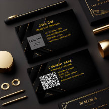 Diy Advanced Qur code webbplats guld Front and Bac