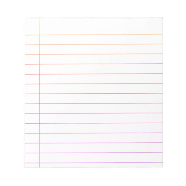 DIY ANPASSNINGSBAR NOTEBOOK PAPPER BLOCK, FÄRG THI ANTECKNINGSBLOCK (Framsida)