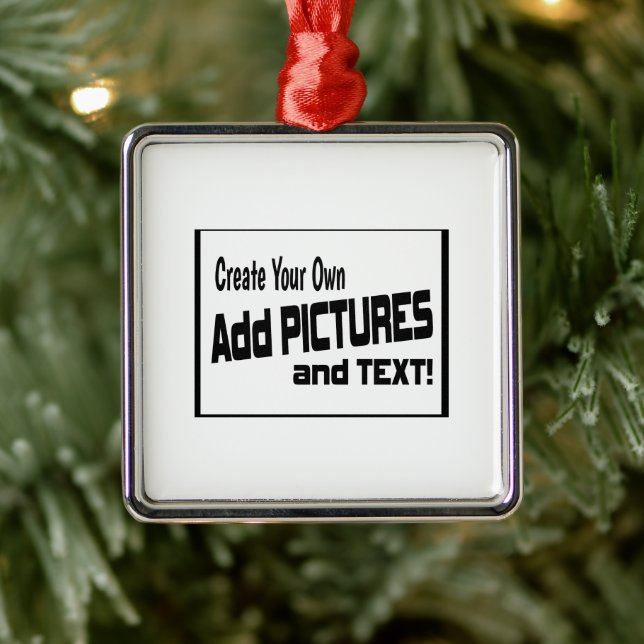 DIY Anpassningsbar Photo jul Julgransprydnad Metall (Träd)