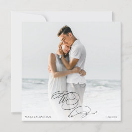 *~* DIY AR6 Ett par FOTO OSA QR Bröllop Inbjudningar