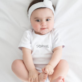 DIY Baby Bodykostym | Anpassningsbar, Namn, Monogr T Shirt