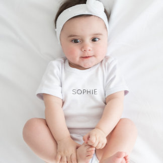 DIY Baby Bodykostym | Anpassningsbar, Namn, Monogr T Shirt