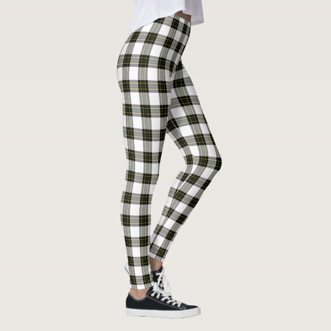 DIY Background - Black White Tartan Play Leggings (Höger)