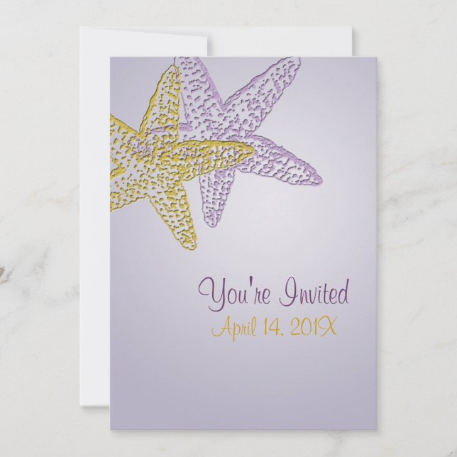 DIY Beach-inbjudningar/valfri tillfälle Inbjudningar (Framsida)