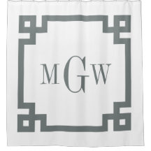 DIY BG Grått Grekiska Nyckel #2 3I Monogm