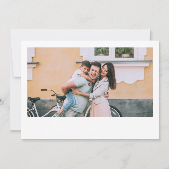 DIY Blank 1 Photo Ram-mall Julkort (Framsida)