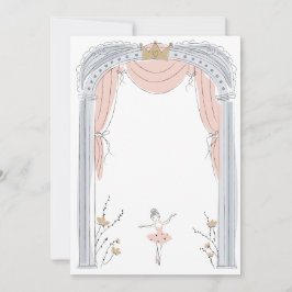 DIY Blank Ballet Party Inbjudningar