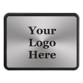 DIY Bruten Metall Titta på din Logotyp här Dragkroksskydd