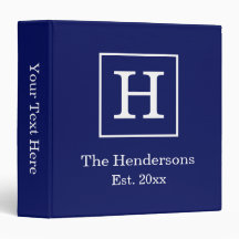 DIY Colrs Framed Initial Namn Monogram SV-marin Wh