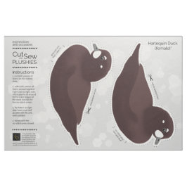 DIY cut & Sew plush Female Harlequin Anka Tyg