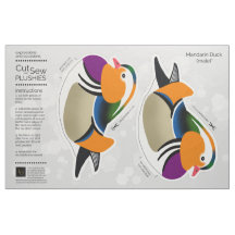 DIY cut & Sew Plush Male Mandarin Anka