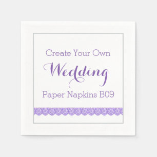 DIY Design Din egen Bröllop-Pappra blöjor B09 Pappersservett