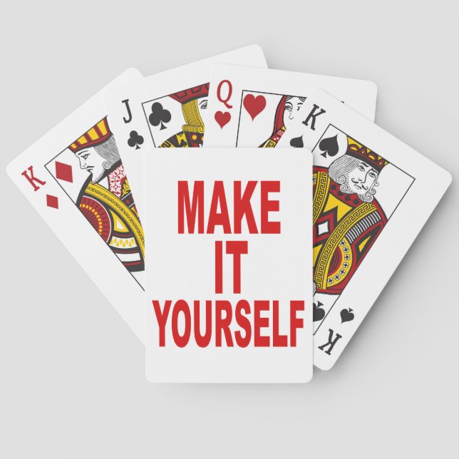 DIY Design your own Poker Party Kortlek (Baksidan)