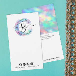 DIY Earring Jewelry Bow Card Rainbow Pastel Swash Visitkort