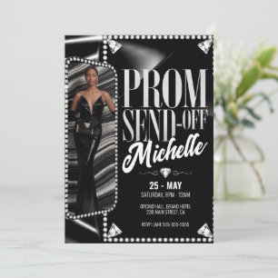 DIY Elegant Prom-sändning av foto Studenten Inbjudningar