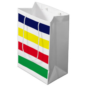 DIY-färger 4-randig röd blå gul grön vit