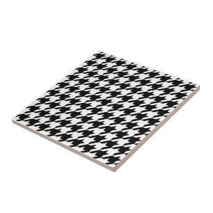 DIY Färger Rutigt Houndstooth Mönster Kakelplatta