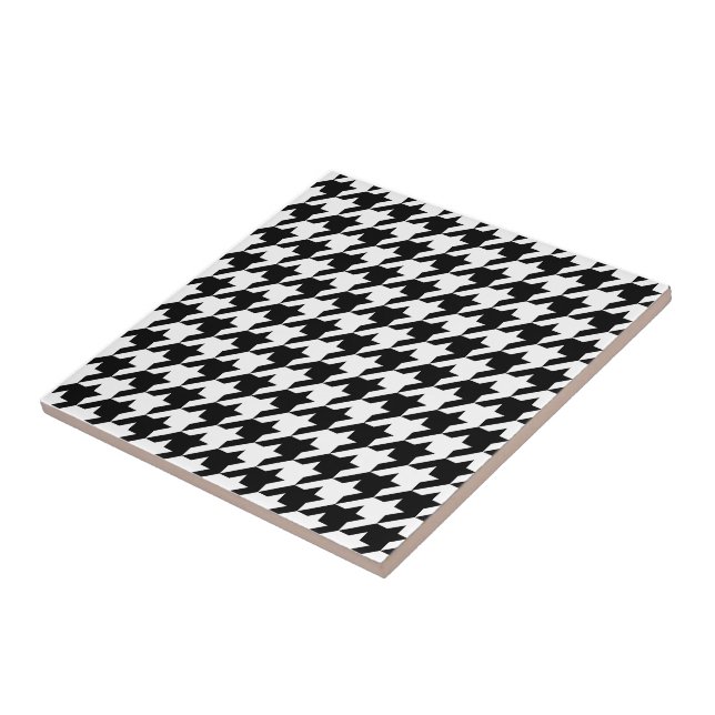 DIY Färger Rutigt Houndstooth Mönster Kakelplatta (Sidan)