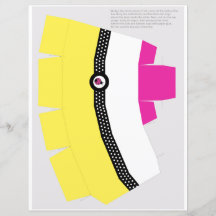 DIY Favor Box utskrivbar för att klippa ut den fet