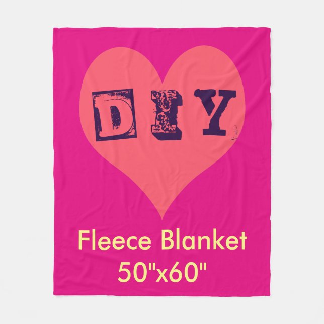 DIY - Fleece Blanket (Framsidan)