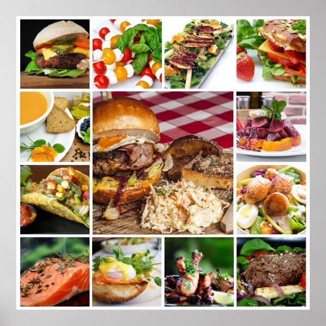 DIY FOOD | middag- och restauranggästvård Poster (Framsidan)