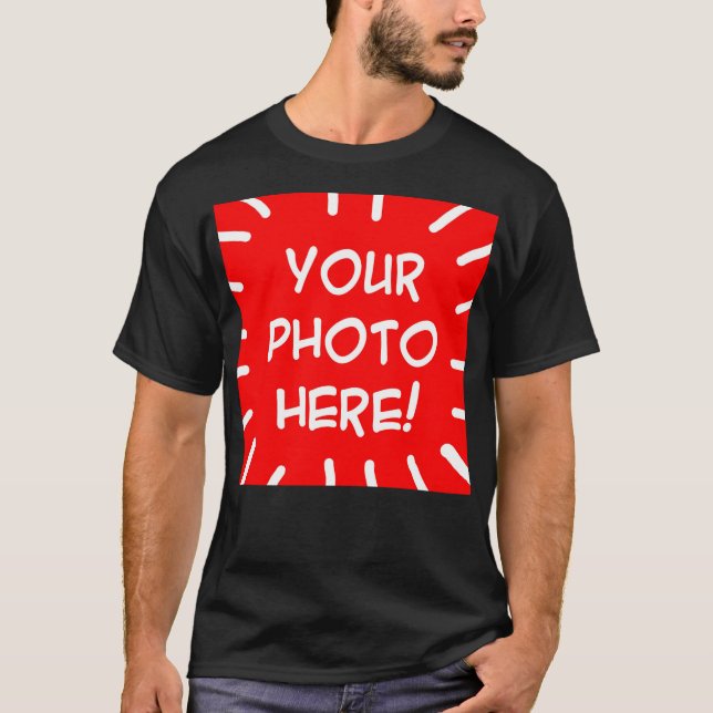 DIY-fotobild och text t-shirts (Framsida)