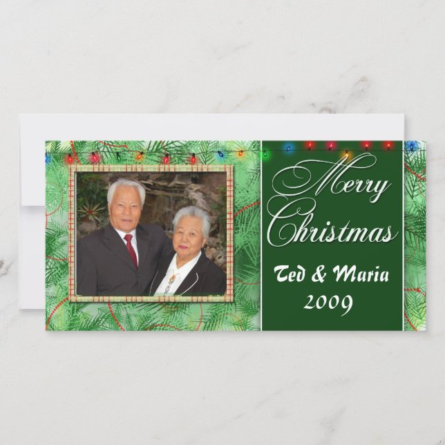 DIY God jul Personlig Photo Card Julkort (Framsida)