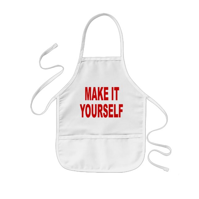 DIY gör det dig Barnförkläde (Framsidan)