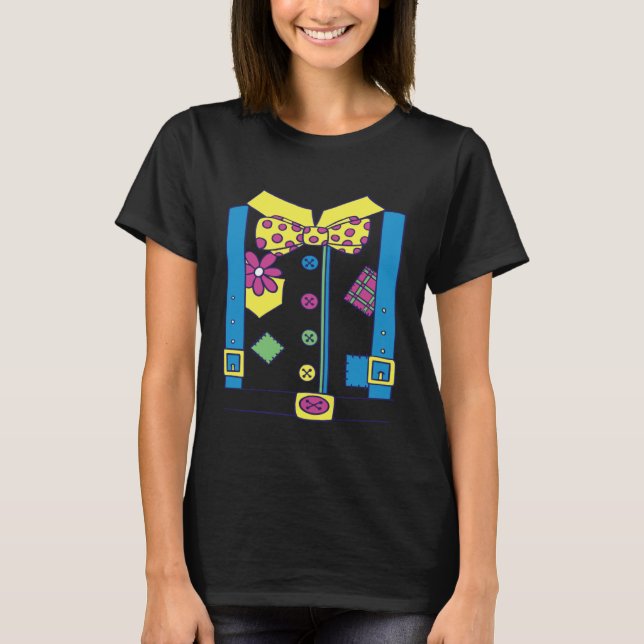 DIY Halloween Circus Clown Kids Adults T Shirt (Framsida)