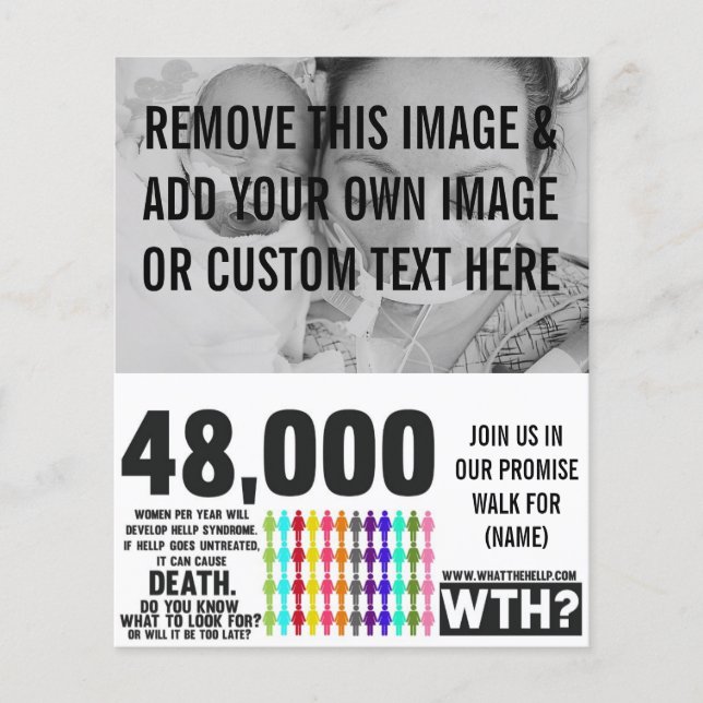 DIY HELLP Awareness Flyers (Framsidan)