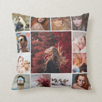 DIY Instagram 13 foto min familjs anpassningsbar Kudde