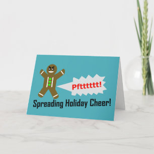 DIY - Julkort - Pepparkaksgubbe - Lägg till text Helgkort