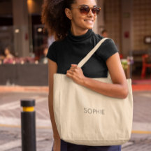 DIY Jumbo Tote Bag | Anpassningsbar, Namn, Monogra