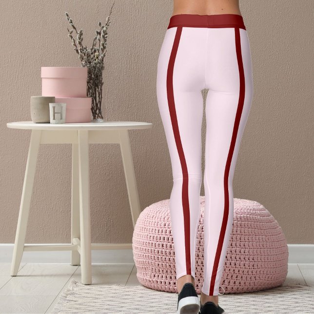 DIY-kattmamma-BFF-rosa-röd-valentinesdag Leggings (Skapare uppladdad)