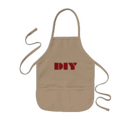 DIY Kids Cute Funny Barnförkläde