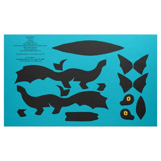 DIY klippte och syr den Koi draken Plushie - Tyg (Yard)