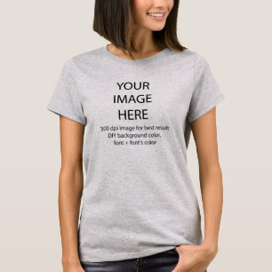 DIY Kvinnors grundläggande tank Tee