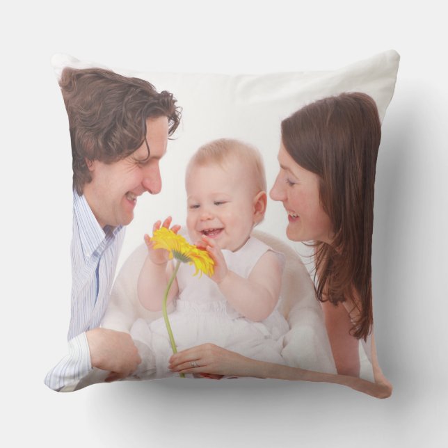 DIY - Lägg till ett eget tecken, foto, färg och te Kudde (Framsida)