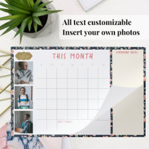 DIY Large 2-i-1-familjens fotoutskriftskalender