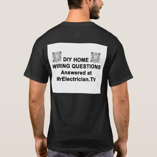 DIY-ledningsfrågor besvarade - T-SHIRT (Baksida)