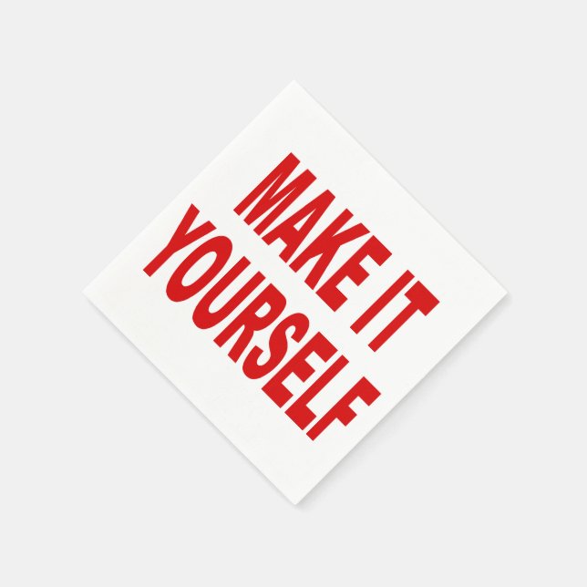 DIY make your own Pappersservett (Hörn)