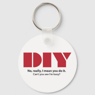 DIY mig upptagen förmiddag Nyckelring