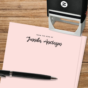 DIY Modern Personal Stationery Self-Inking Frimärk Självfärgande Stämpel