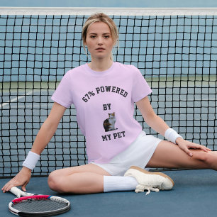 DIY Modern Trendig Kattälskare Kattmamma Rosa 67TH T Shirt
