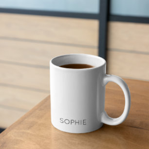 DIY MUGG   Anpassningsbar Färg, Text, Namn, Monogr