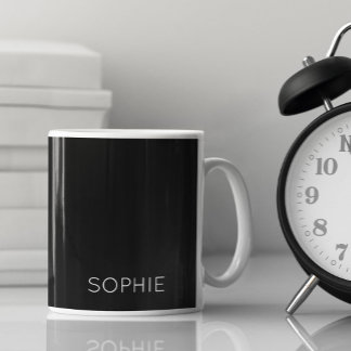 DIY MUGG | Anpassningsbar Färg, Text, Namn, Monogr