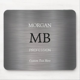 DIY Namn Initialer Profession, Brushed Steel, Vs 2 Musmatta