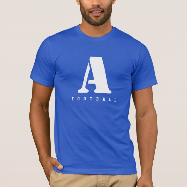 DIY Namn+Number Football Team Tröja (Framsida)