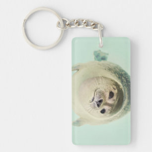 DIY NAMN OCH SEAL Acrylic Keychain